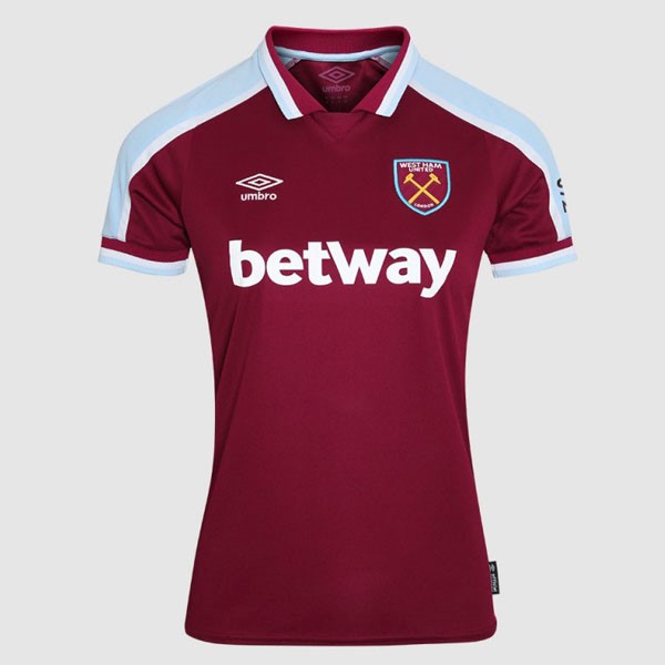 Heimtrikot West Ham United Damen 2021-2022 Günstige Fußballtrikots